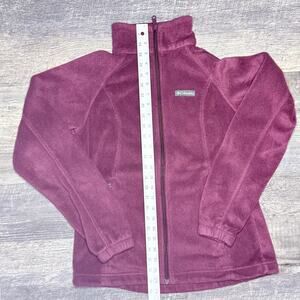 Columbia Fleece Sweater (Violet) (Medium) (Women) (Full Zip Up)